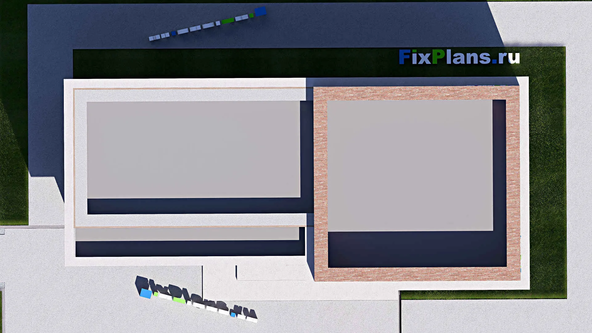 F-18377 - Проект двухэтажного дома 7 на 15, площадью 130 м² с балконом и 4 спальнями